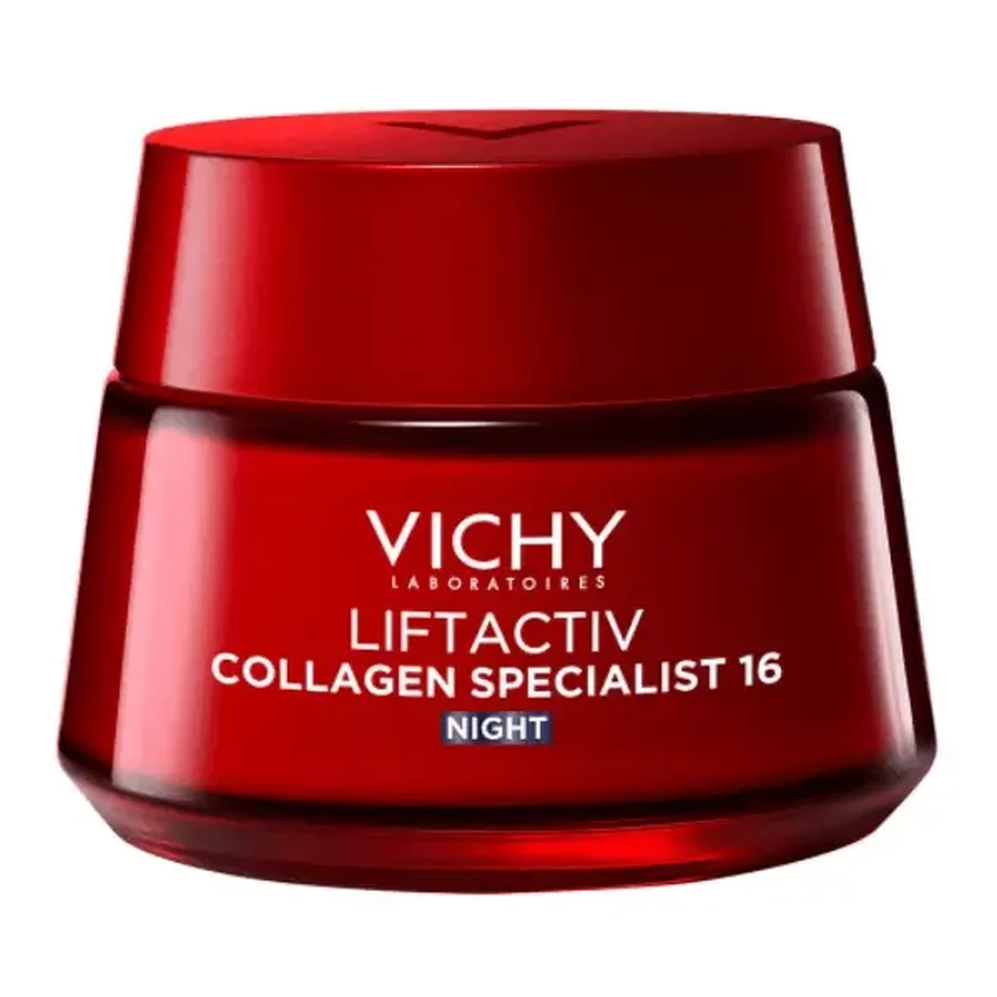 Vichy | Liftactiv Collagen Specialist 16 Ночной крем с антивозрастным действием для упругости и подтяжки кожи. Сияние | 50 мл: цены и характеристики