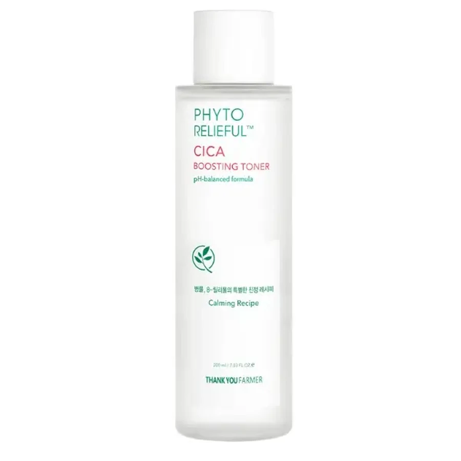 Thank You Farmer | Phyto Relieful Cica Boosting Toner | Для ежедневного использования | 200 мл: цены и характеристики