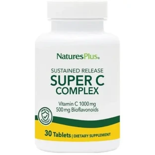 Natures Plus | Super C Complex 1000 мг | 30 таблеток