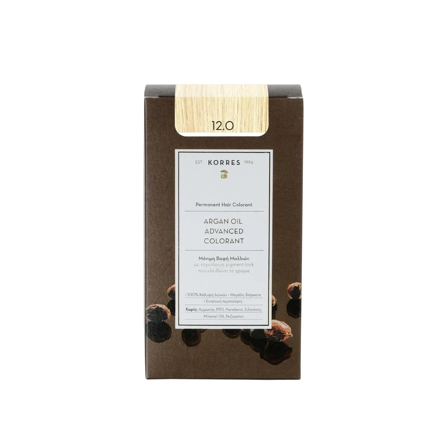 Korres | Аргановое масло Advanced Colorant 12.0 | Блондин/Специальный блонд: цены и характеристики