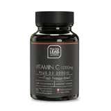 Pharmalead | Black Range Вітамін С 1000 мг плюс D3 2000 МО | 30 рослинних капсул