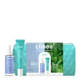 Clinea | Подарунковий набір обмеженого тиражу «Hydration Essentials» із Waterbomb та сироваткою Hyaluronic Waterbomb і кремом для очей Smoothie | 1 набір