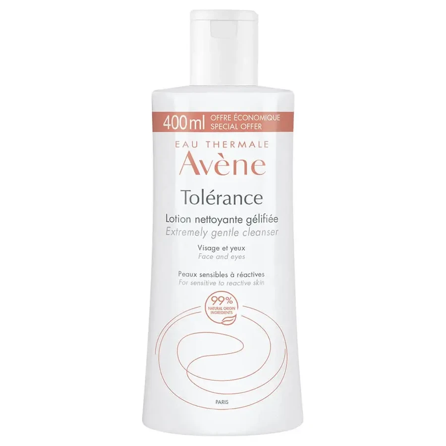 Avene | Tolérance Лосьйон для очищення та зняття макіяжу для гіперчутливої та реактивної шкіри | 400 мл: ціни та характеристики