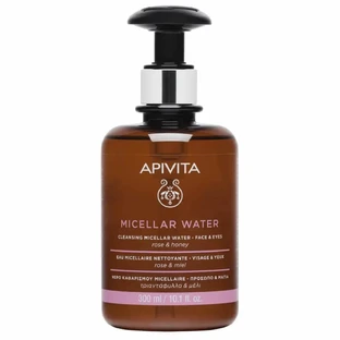 Apivita | Мицеллярная вода. Очищающая вода для лица и тела. Для области вокруг глаз | 300 мл