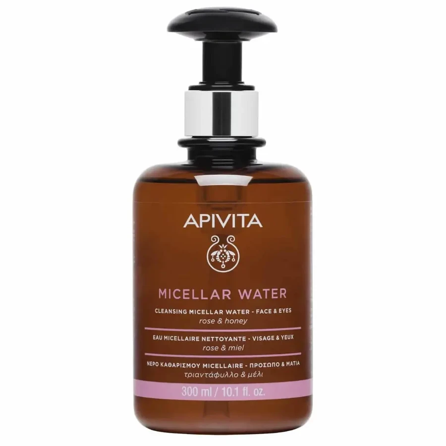 Apivita | Мицеллярная вода. Очищающая вода для лица и тела. Для области вокруг глаз | 300 мл: цены и характеристики