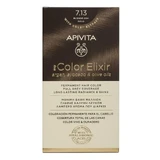 Apivita | My Color Elixir — перманентна фарба для волосся № 7.13 «Blonde Sandre Honey» | 50 мл