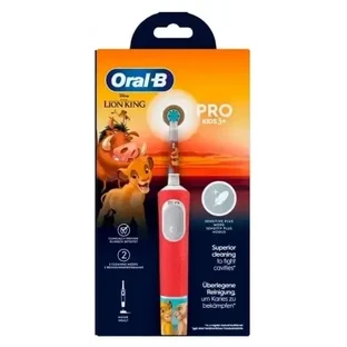 Перезаряжаемая электрическая зубная щетка Oral-B Pro Kids 3+ Disney, для детей от 3 лет