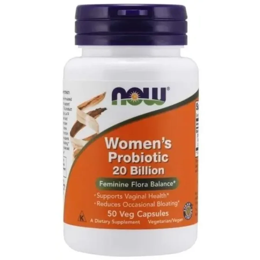 Now Foods Пробиотик для женщин, 20 триллионов, 50 капсул: цены и характеристики