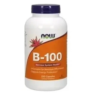 NOW FOODS B-100 Витамины группы B, 250 капсул