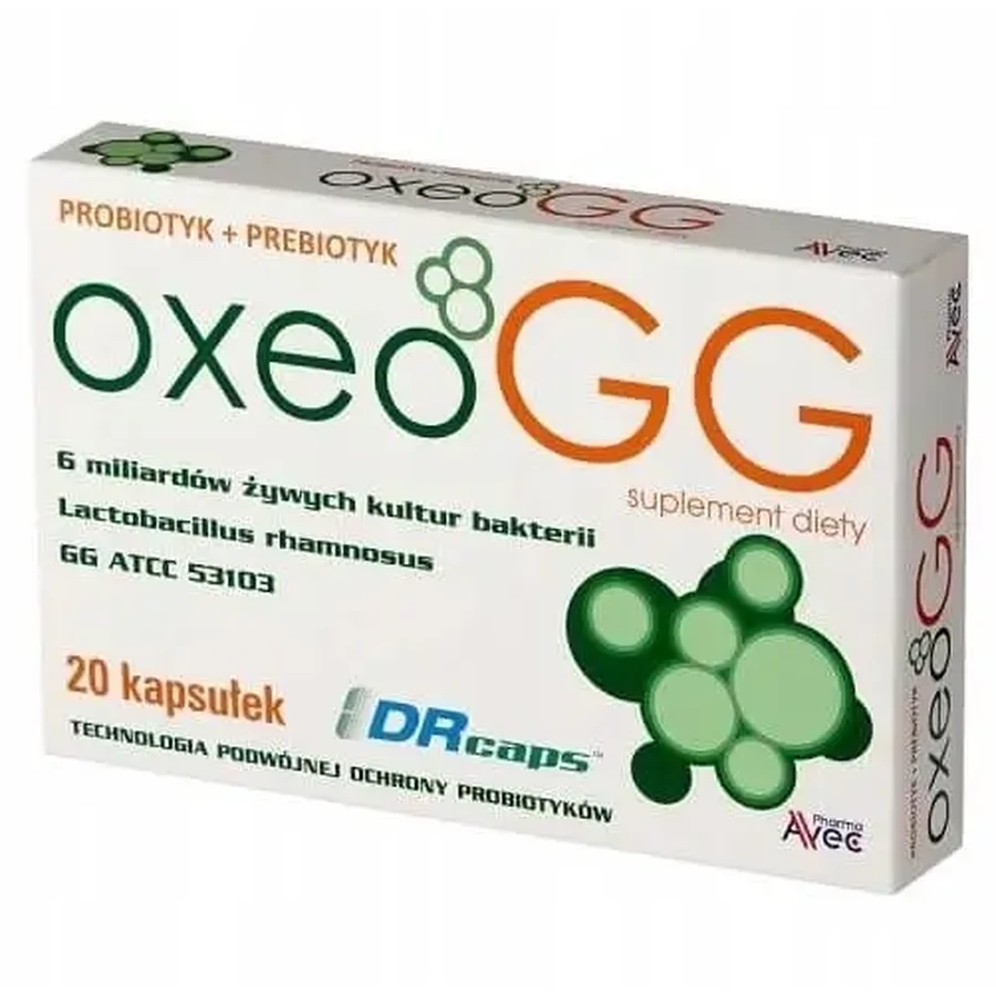Oxeo GG: пробиотик + пребиотик, 20 капсул (Срок годности ...: цены и характеристики
