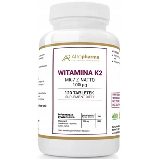 Altopharma ВІТАМІН К2 MK-7 з НАТТО 100 мкг, 120 табл.