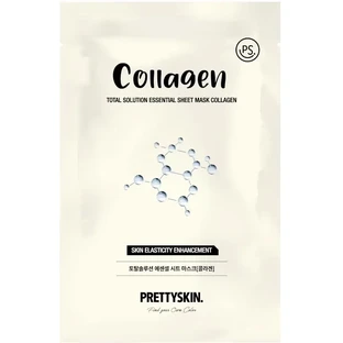 PRETTYSKIN Total Solution Essential Sheet Mask COLLAGEN ...
