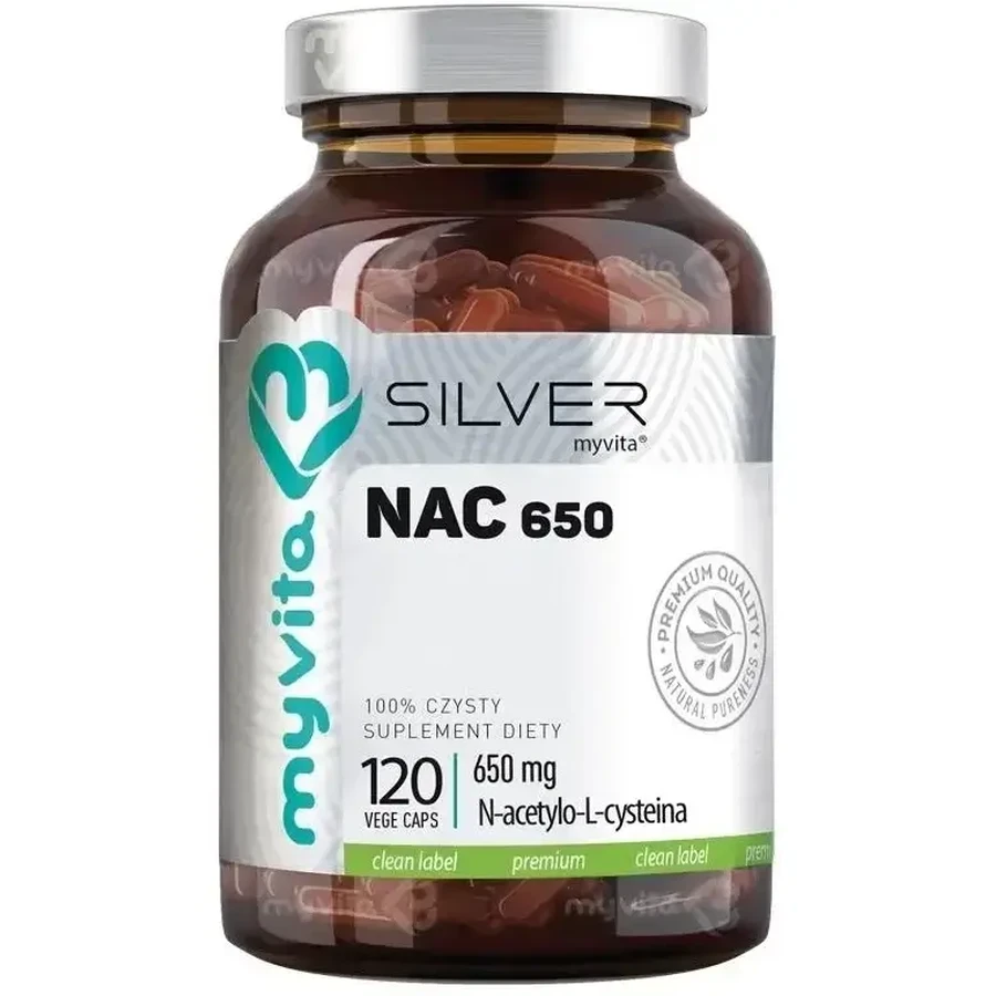 MyVita Silver NAC 650, 120 капсул: ціни та характеристики
