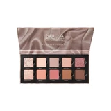 MUA | Палітра з 10 відтінків тіней для повік Silk Nudes | 11 г