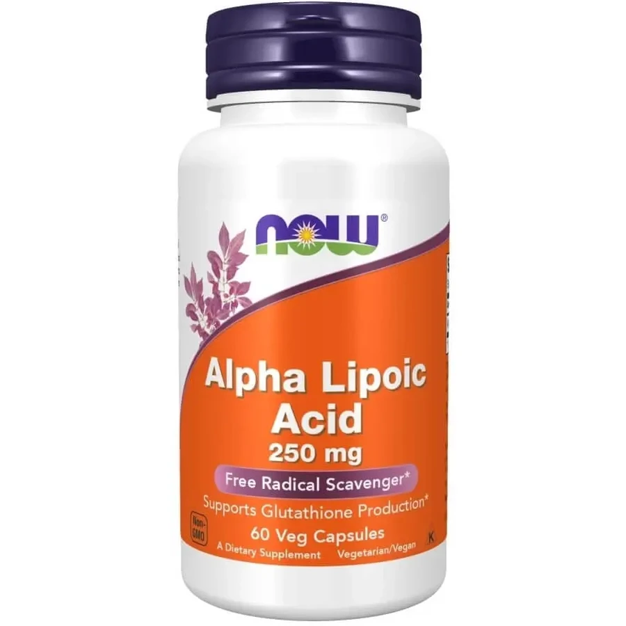 Now Foods Альфа-липоновая кислота 250 мг, 60 капсул: цены и характеристики
