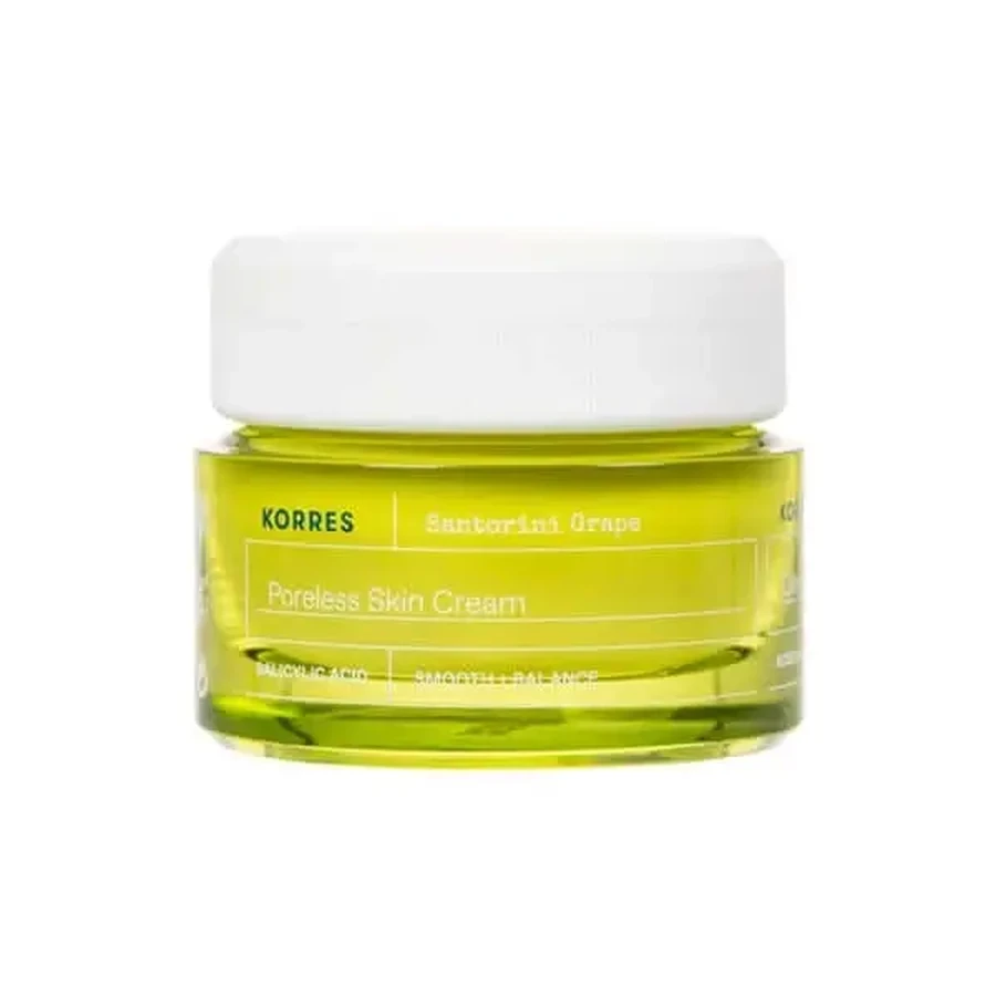 Korres | Santorini Grape Poreless Light Skin Cream | Крем для обличчя для зволоження та підтяжки | 40 мл: ціни та характеристики