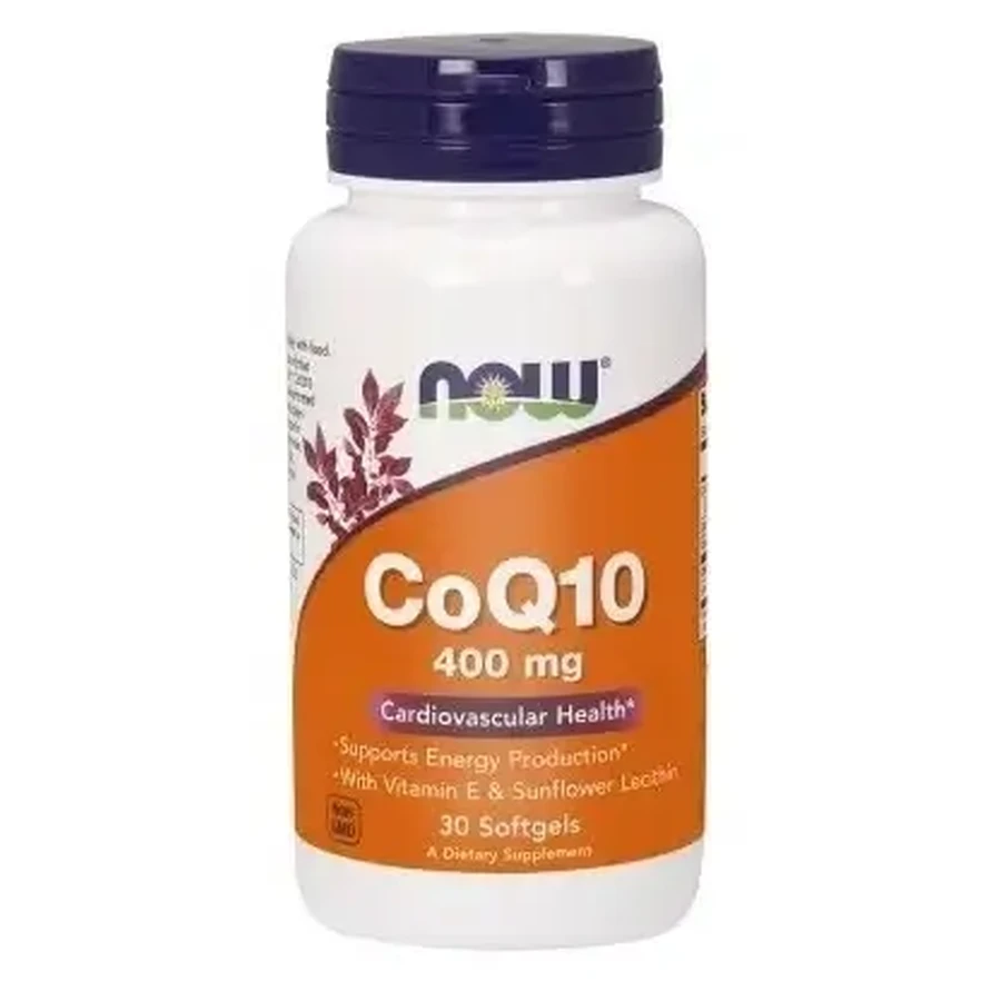 NOW FOODS Коэнзим Q10 400 мг, 30 капсул: цены и характеристики