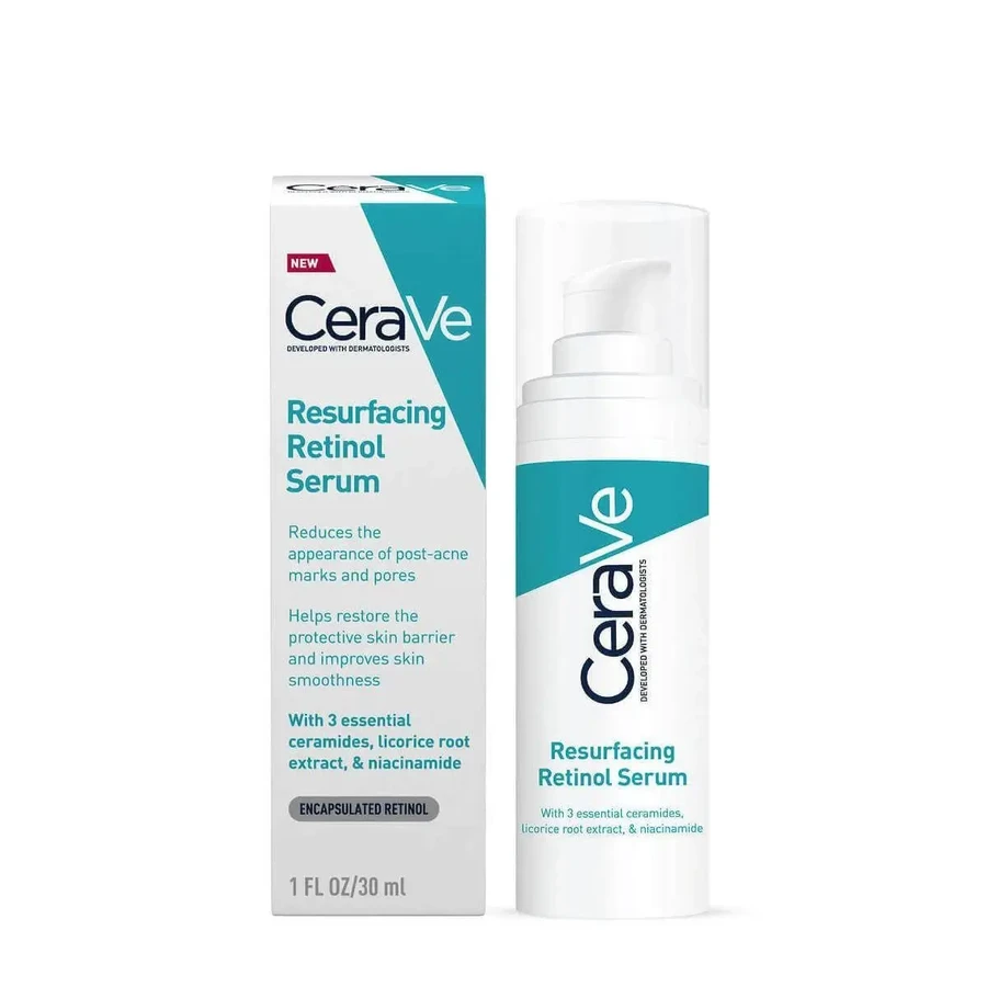 CeraVe | Сироватка для обличчя з ретинолом для відновлення поверхні шкіри та додання сяйва | 30 мл: ціни та характеристики