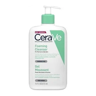 CeraVe | Очищающая пенка | Для лица и гель для умывания лица и тела | 473 мл