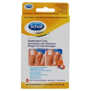 Средство от мозолей Scholl, 8 пластырей