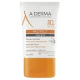 A-DERMA Protect Pocket Невидимий флюїд, дуже високий рівень захисту, 30 мл