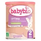 Babybio Optima 2 з молоком з французьких ферм, для дітей віком від 6 до 12 місяців, органічний, 400 г