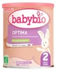 Babybio Optima 2 с молоком с французских ферм, для детей от 6 до 12 месяцев, органический, 400 г