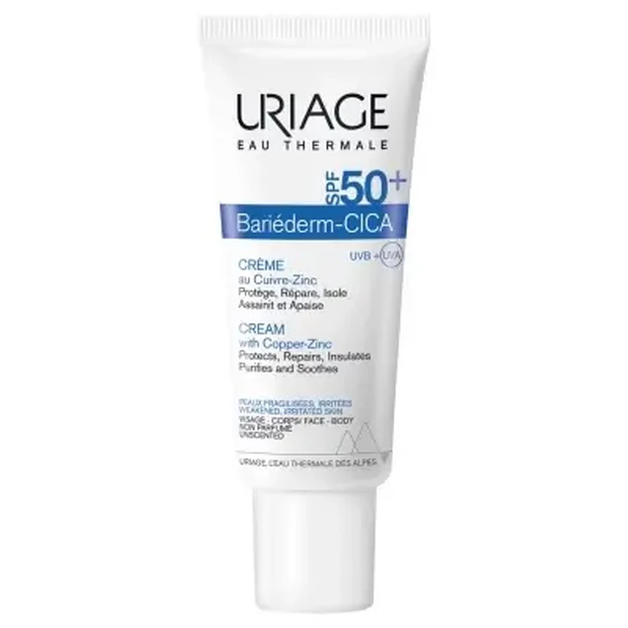 Uriage Bariéderm Cica Крем SPF 50+ 40 мл: цены и характеристики