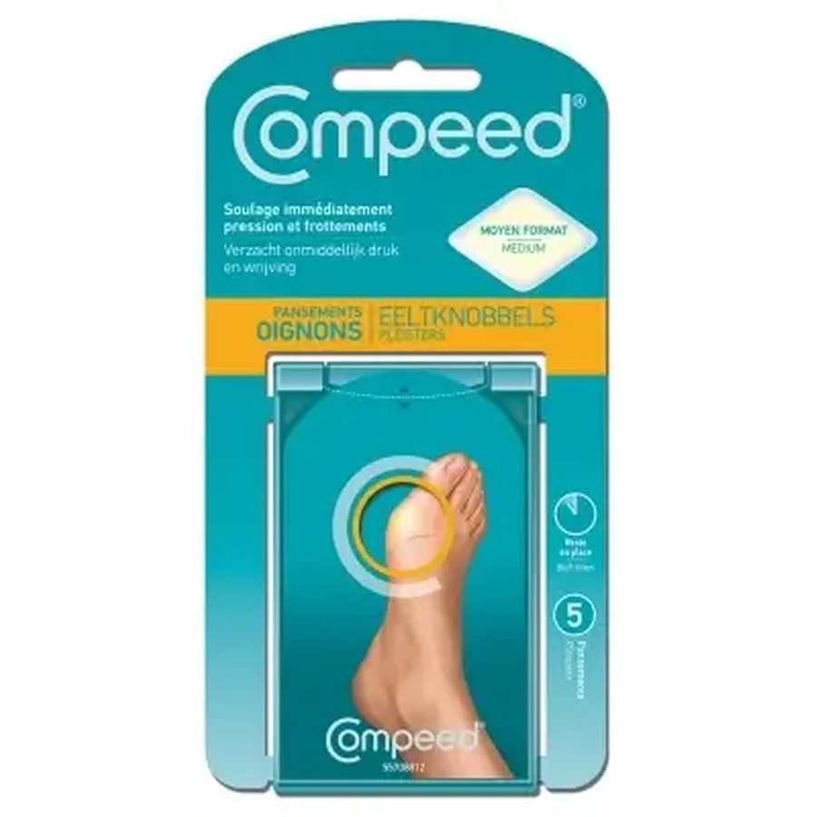 Пластирі Compeed від мозолів, середній розмір, 5 штук: ціни та характеристики