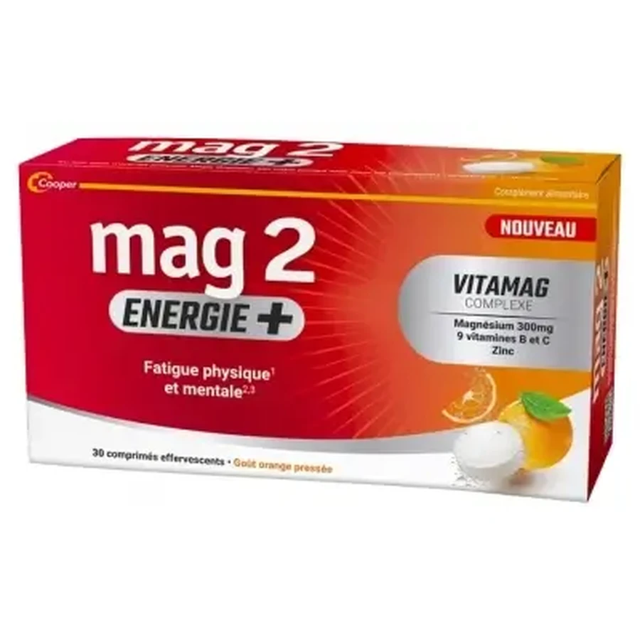 Mag 2 Energy+ 30 шипучих таблеток: ціни та характеристики