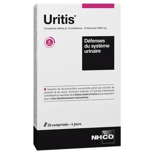 NHCO Uritis — харчова добавка для здоров’я сечовивідних шляхів — 20 таблеток