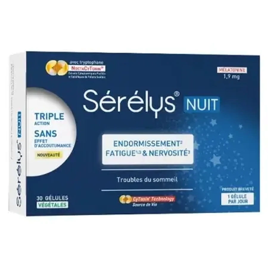 Sérélys Night, 30 вегетарианских капсул: цены и характеристики