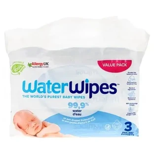 Waterwipes, упаковка из 3 x 60 салфеток