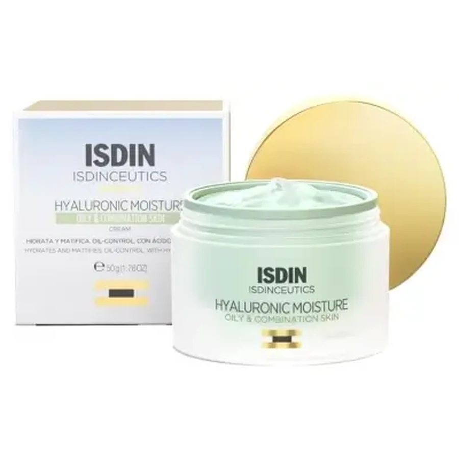 Isdin Isdinceutics Prevent: зволожуючий крем з гіалуроновою кислотою для жирної та комбінованої шкіри, 50 г: ціни та характеристики