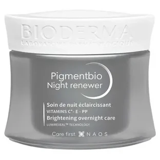 Bioderma PigmentBio Night Renewer — нічний крем для вирівнювання тону шкіри 50 мл