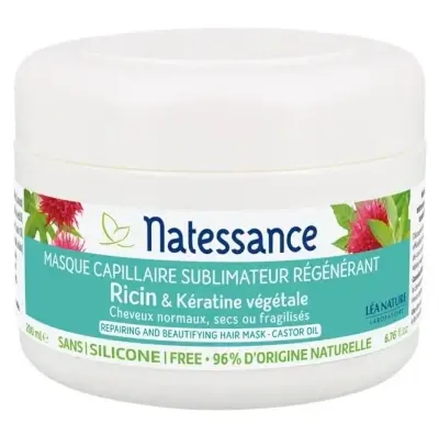 Natessance Маска для волос с касторовым маслом, 200 мл: цены и характеристики
