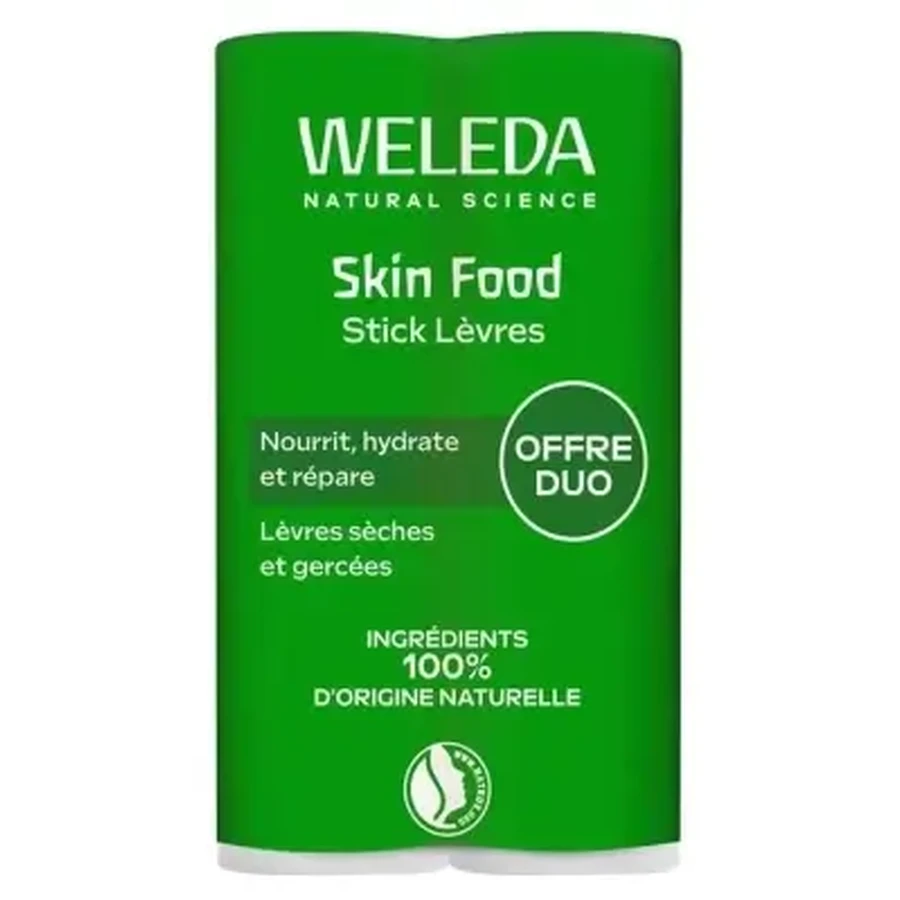 Бальзам для губ Skin Food от Weleda, упаковка из 2 штук (по 4,8 г каждая): цены и характеристики