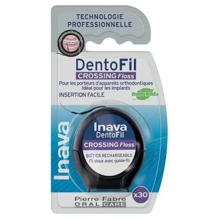 Зубна нитка Inava Dentofil Crossing, 30 м: ціни та характеристики