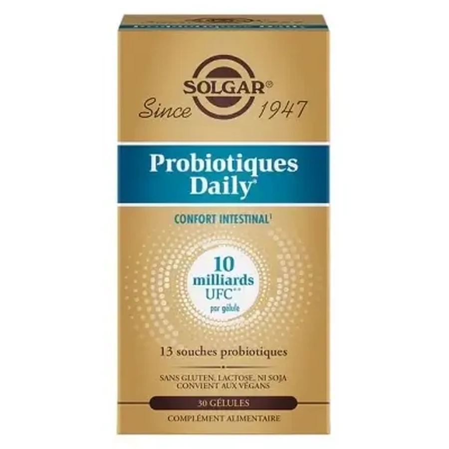 Solgar Daily Probiotics, 30 капсул: цены и характеристики