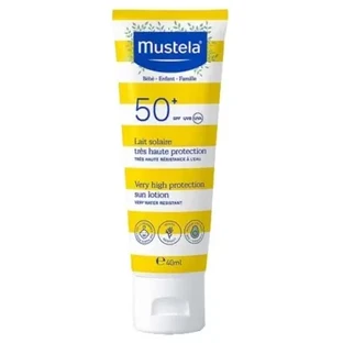 Mustela Солнцезащитный крем с очень высоким уровнем защиты для новорожденных, детей и всей семьи SPF 50+ 40 мл