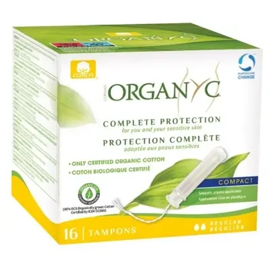 Organyc Complete Protection, 16 прокладок з аплікатором, для середнього потоку: ціни та характеристики