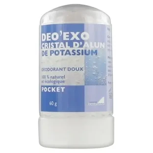 Exopharm Deo'Exo Кристали калієвого алюмінію в кишеньковому форматі, 60 г