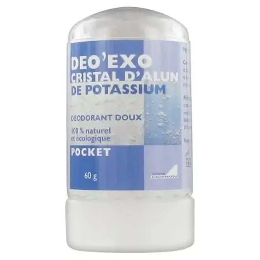 Exopharm Deo'Exo Кристали калієвого алюмінію в кишеньковому форматі, 60 г: ціни та характеристики
