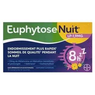 Bayer Health Euphytose Night LP 1,9 мг, 15 таблеток пролонгованої дії