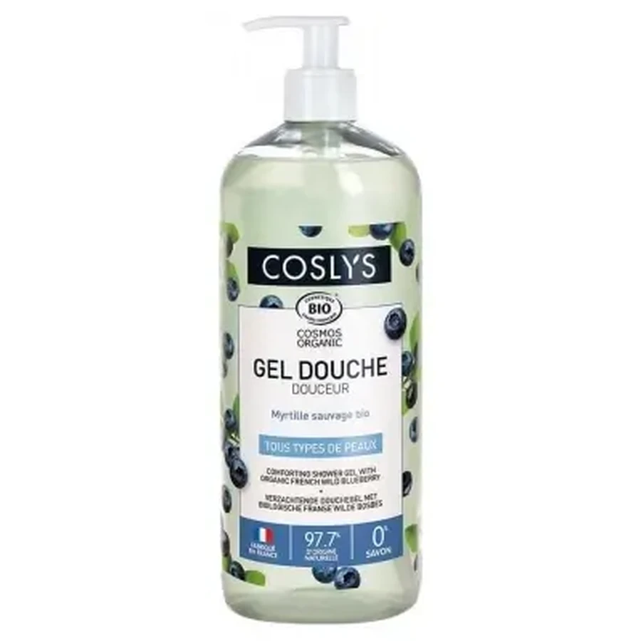 Coslys Нежный гель для душа с органическими лесными черникой, 1 л: цены и характеристики