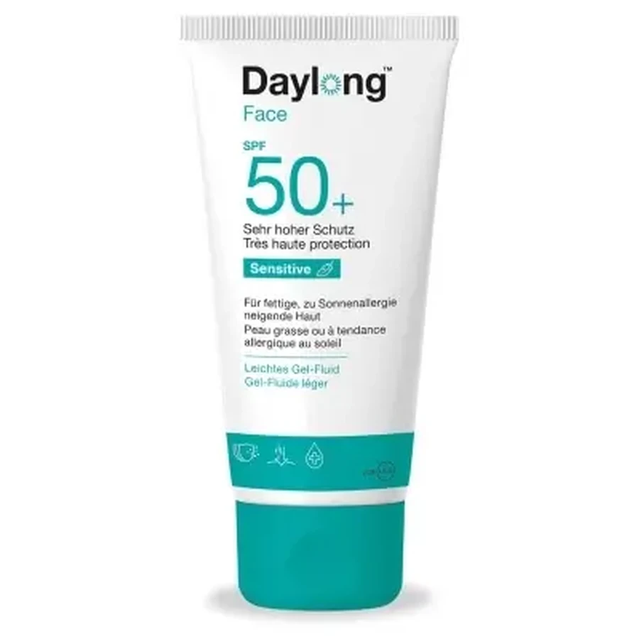 Гель-флюїд для обличчя Daylong Sensitive SPF 50+ 50 мл: ціни та характеристики