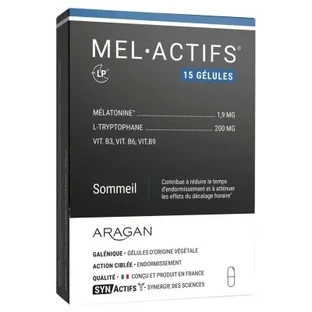 Aragan Synactifs MelActifs, 15 капсул