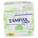 Tampax Compak Cotton Regular, 100% органічна бавовна, 14 тампонів