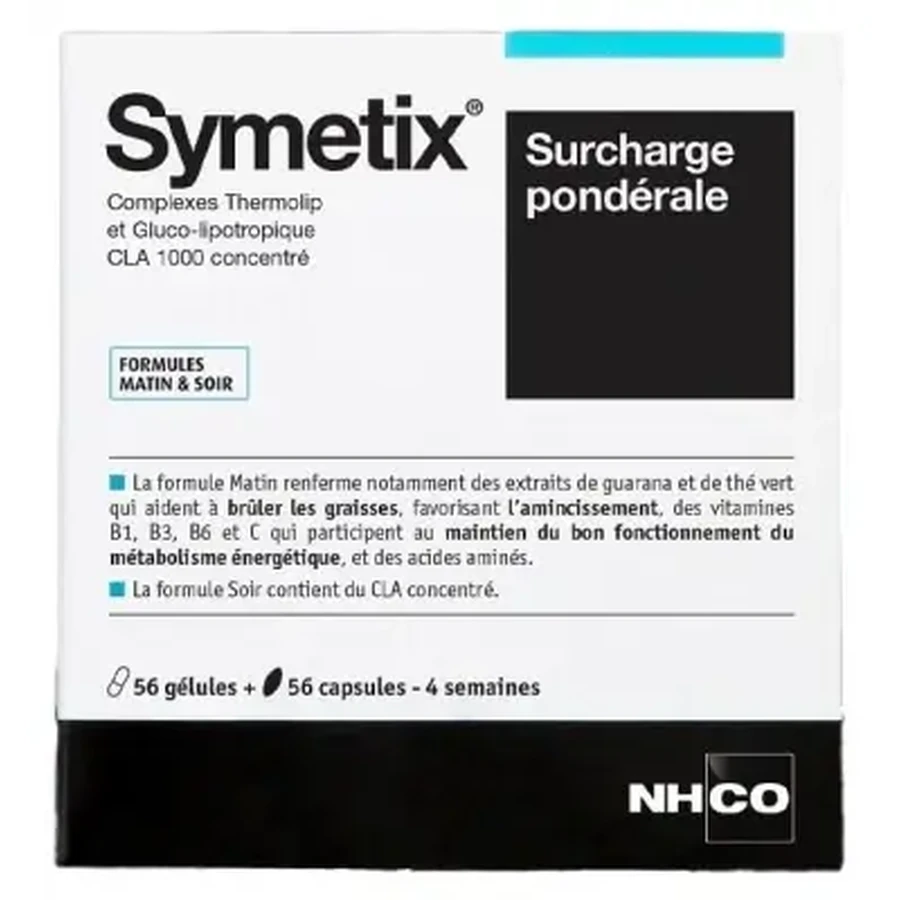 NHCO Symetix для контроля веса: 56 мягких капсул + 56 капсул: цены и характеристики