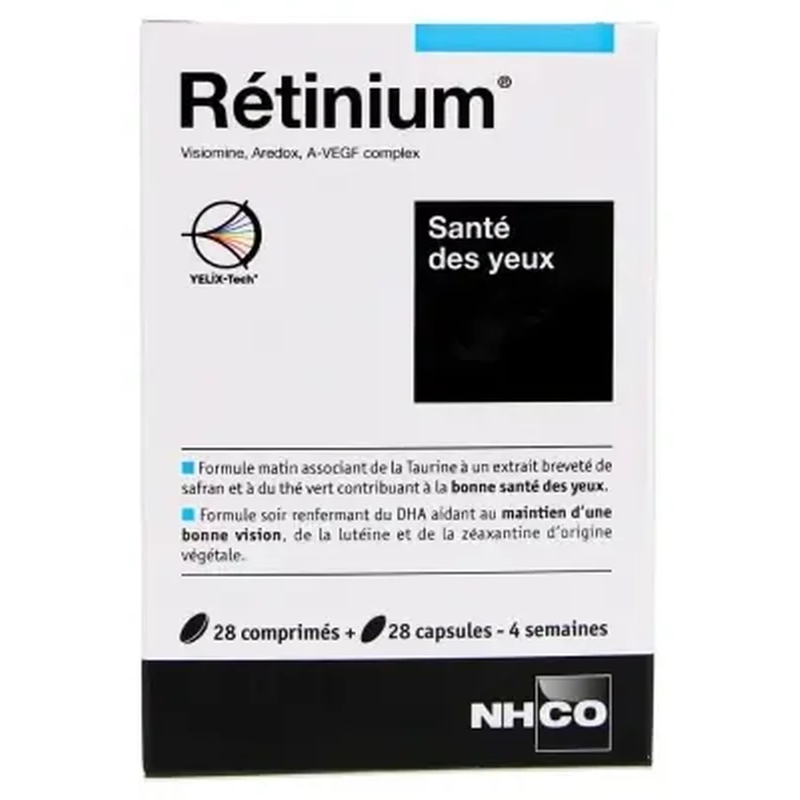 NHCO Rétinium Eye Health 28 таблеток + 28 капсул: ціни та характеристики